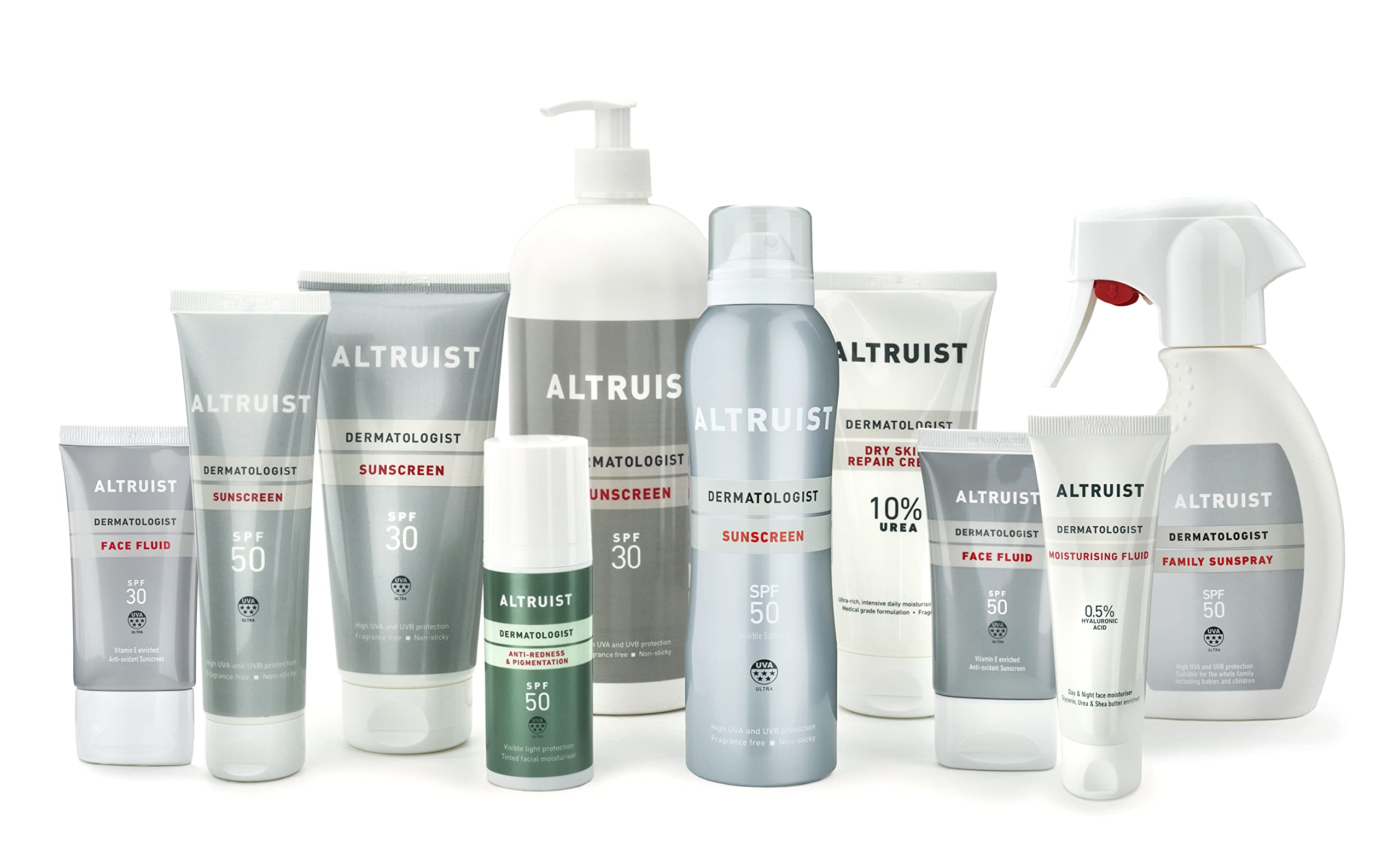 Altruist SPF50 fluido formato compacto para viaje