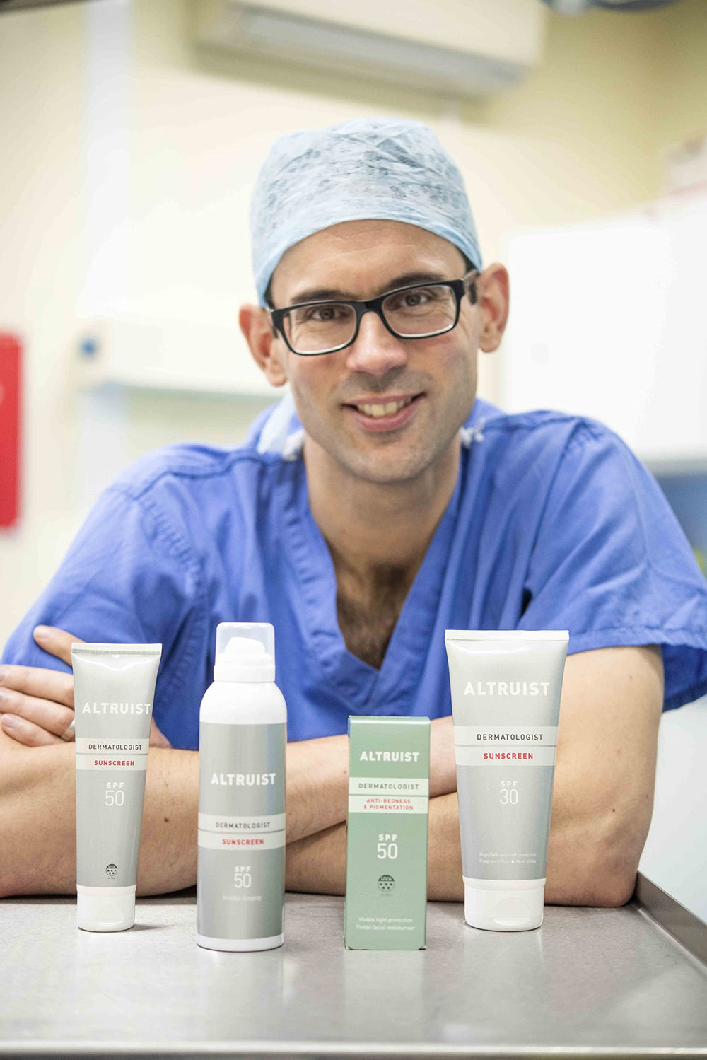 Altruist SPF50 fluido uso diario cómodo para piel sensible