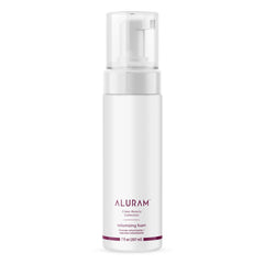 ALURAM Coconut Water Foam bottle showcasing feather-light lift for all hair types