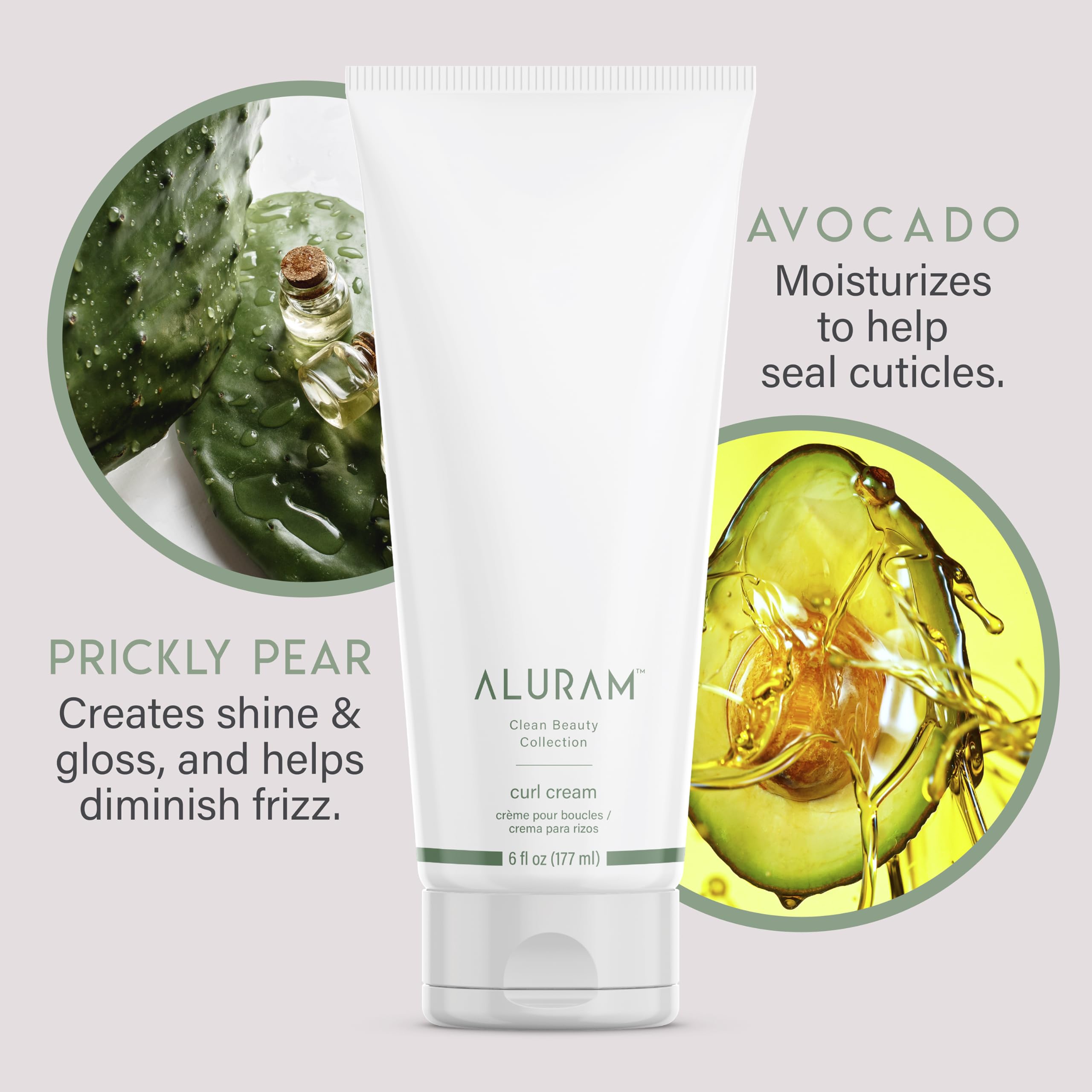 ALURAM Curl Cream rizos suaves y manejables con tacto sedoso