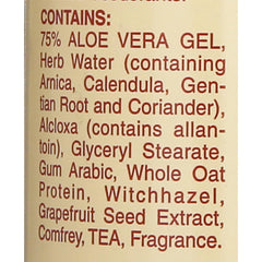 Etiqueta de Alvera indica ingredientes naturales para cuidado diario.