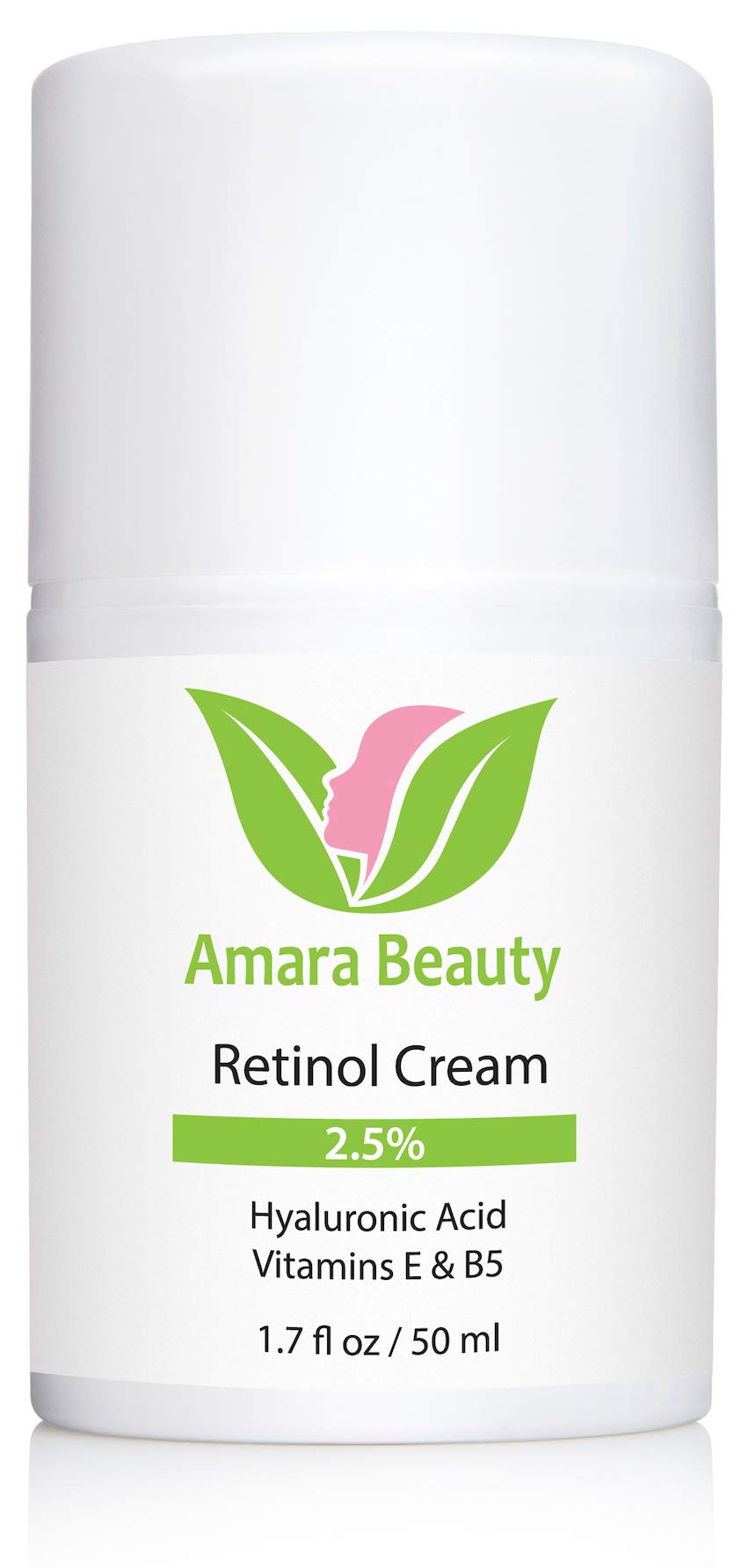 Amara Beauty Retinol Cream tube label highlights retinol blend