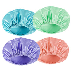 Gorro de ducha AmazerBath de doble capa para máxima impermeabilidad y cabello seco