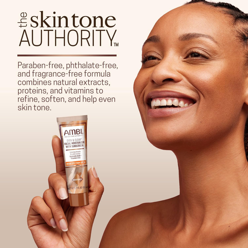 Ambi Even & Clear: vitaminas C y E para brillo natural