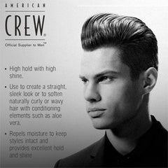 American Crew Crème de coiffage – effet brillance élevé sans lourdeur.