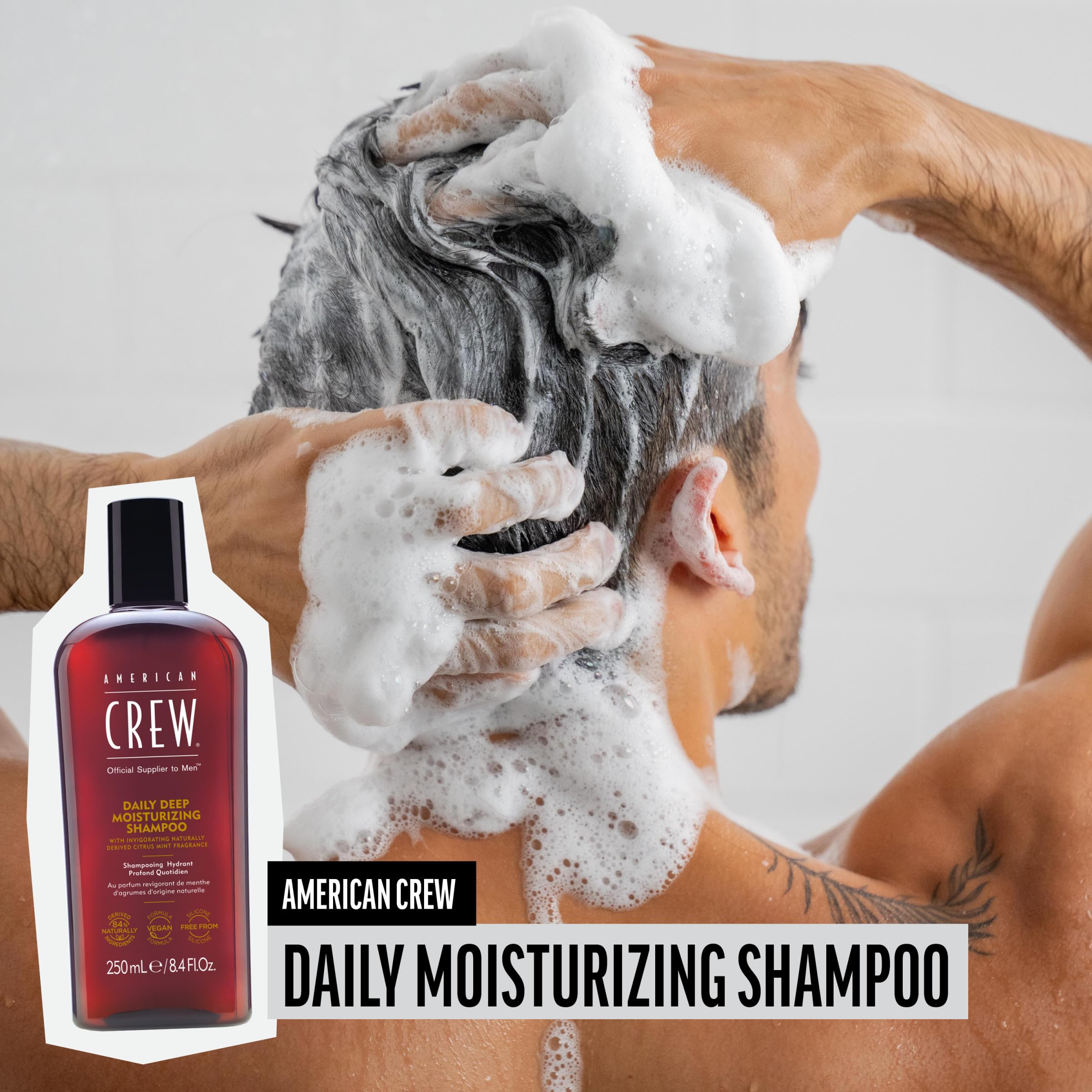 American Crew Vitamina B5 para cabello que luce saludable y con brillo.