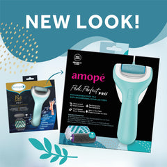 Amope Pedi Perfect Pro, cepillo exfoliante para piel más fina.