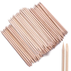 AMOSTBY palitos cutícula naranja: juego de 150 unidades suaves para manicura en casa.