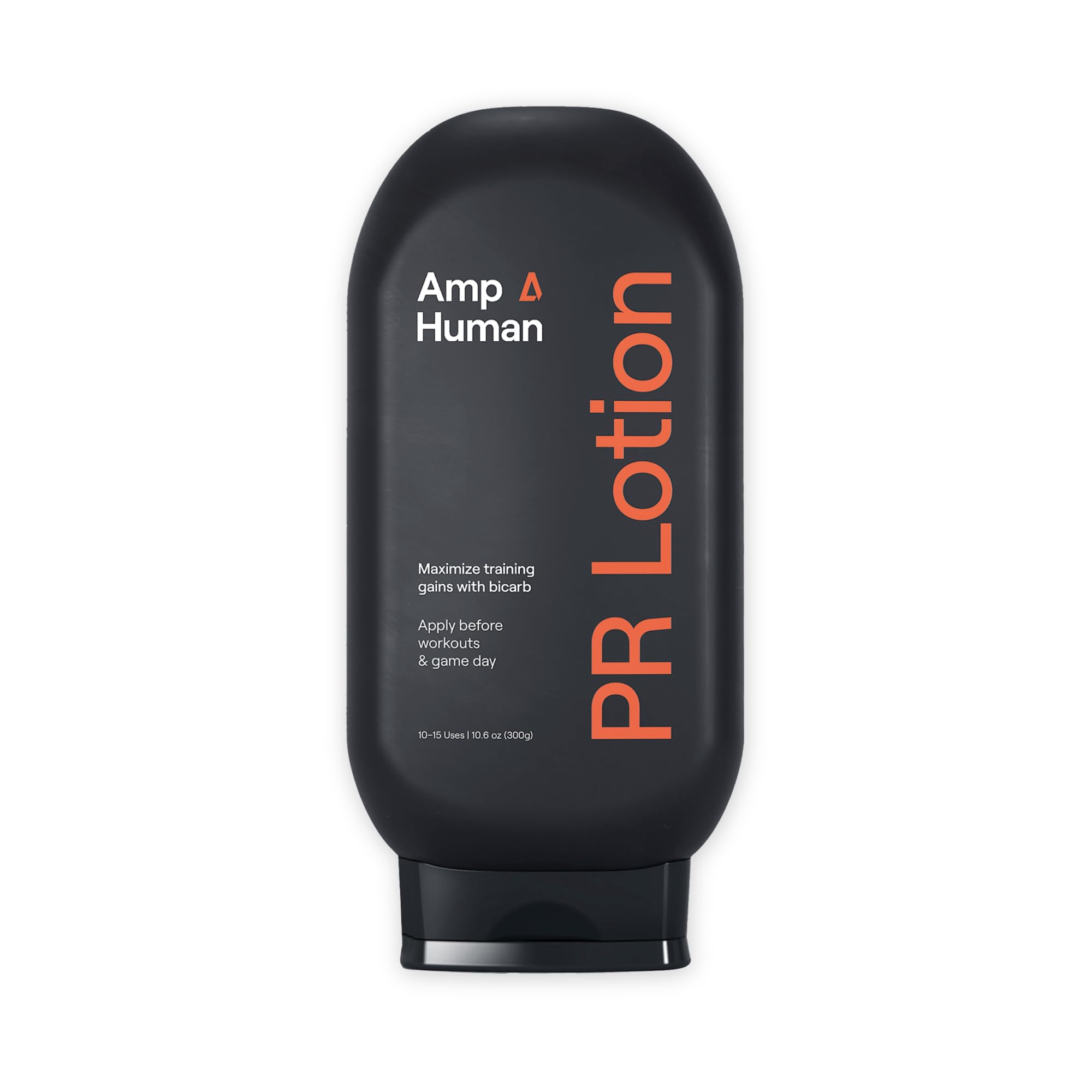 Amp Human PR Lotion: bote de 300 g listo para entrenamiento y recuperación.