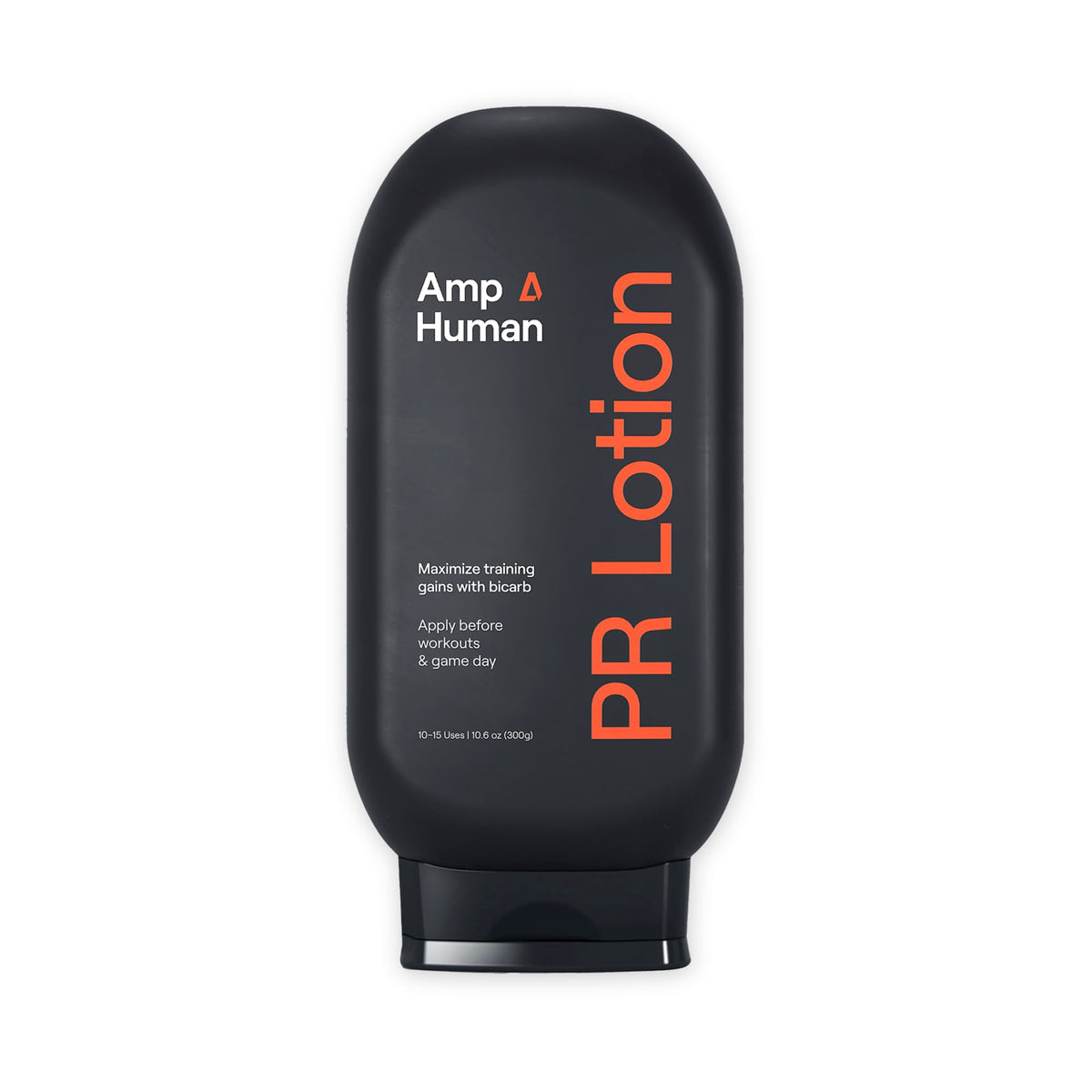 Amp Human PR Lotion: bote de 300 g listo para entrenamiento y recuperación.