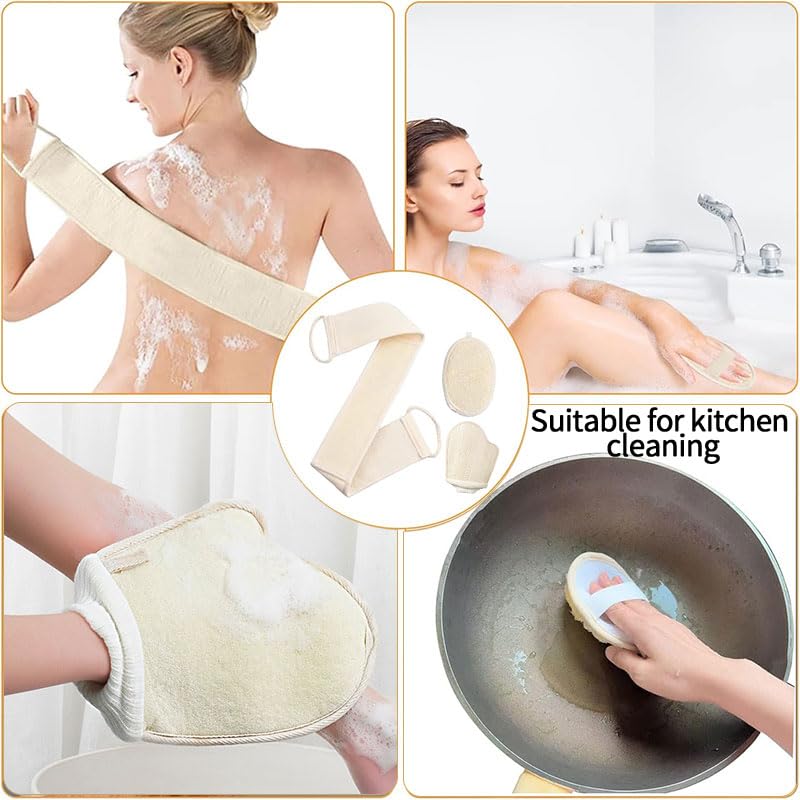 AMTEADM Loofah para espalda, alcance cómodo.