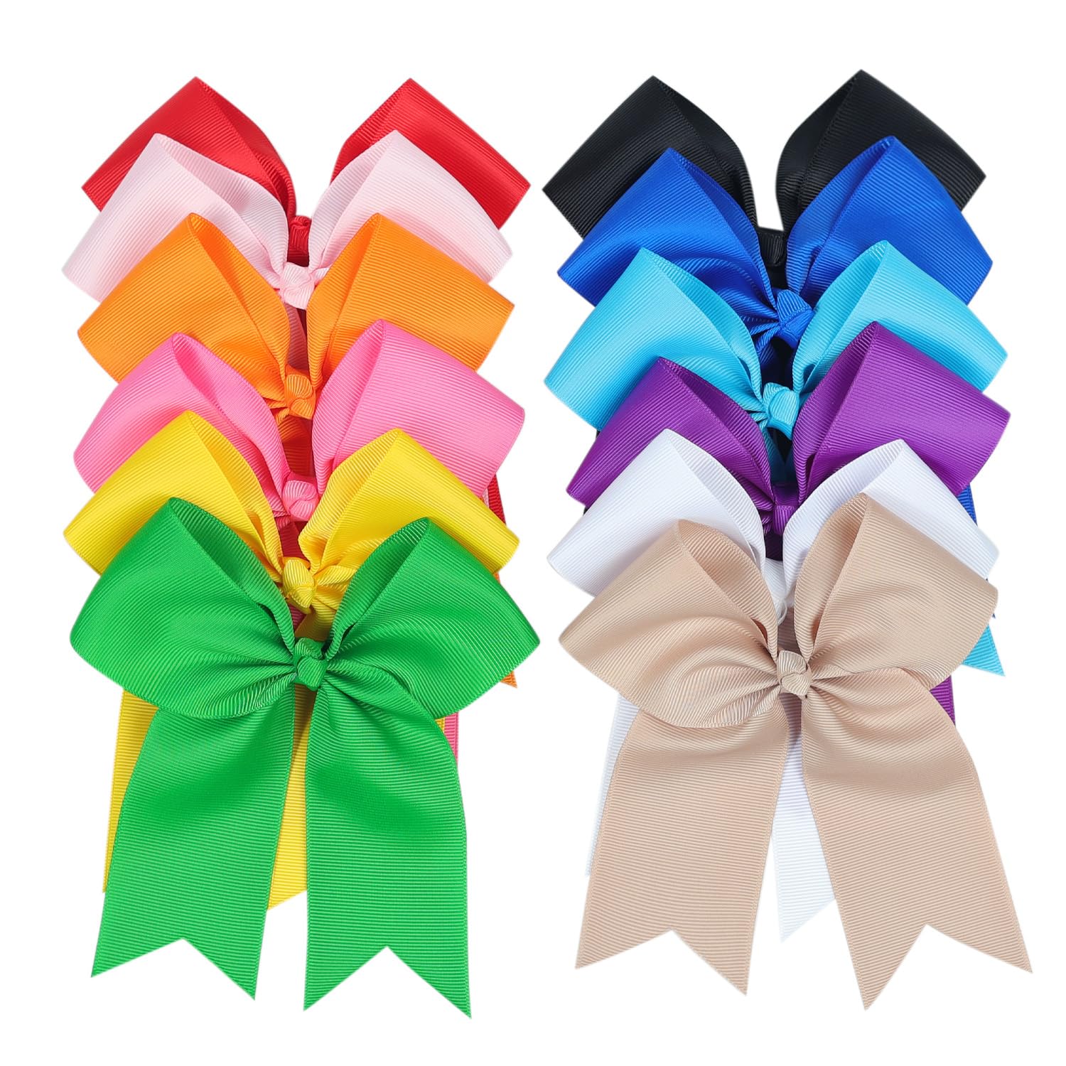 AMYDECOR lazo grande de grosgrain rosa, ideal para peinados diarios y looks divertidos.