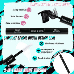 AMZGIRL LASH: adhesivo de unión y sellador para fijar clusters con precisión.