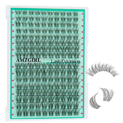 AMZGIRL LASH racimos con banda invisible para un look natural.