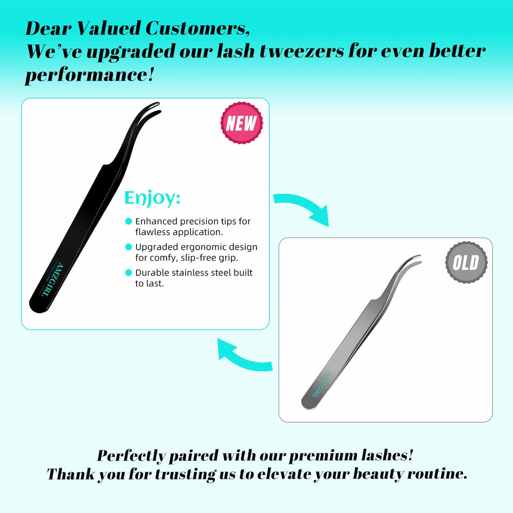 AMZGIRL LASH racimos 8-16 mm con curvatura D para variedad de estilos