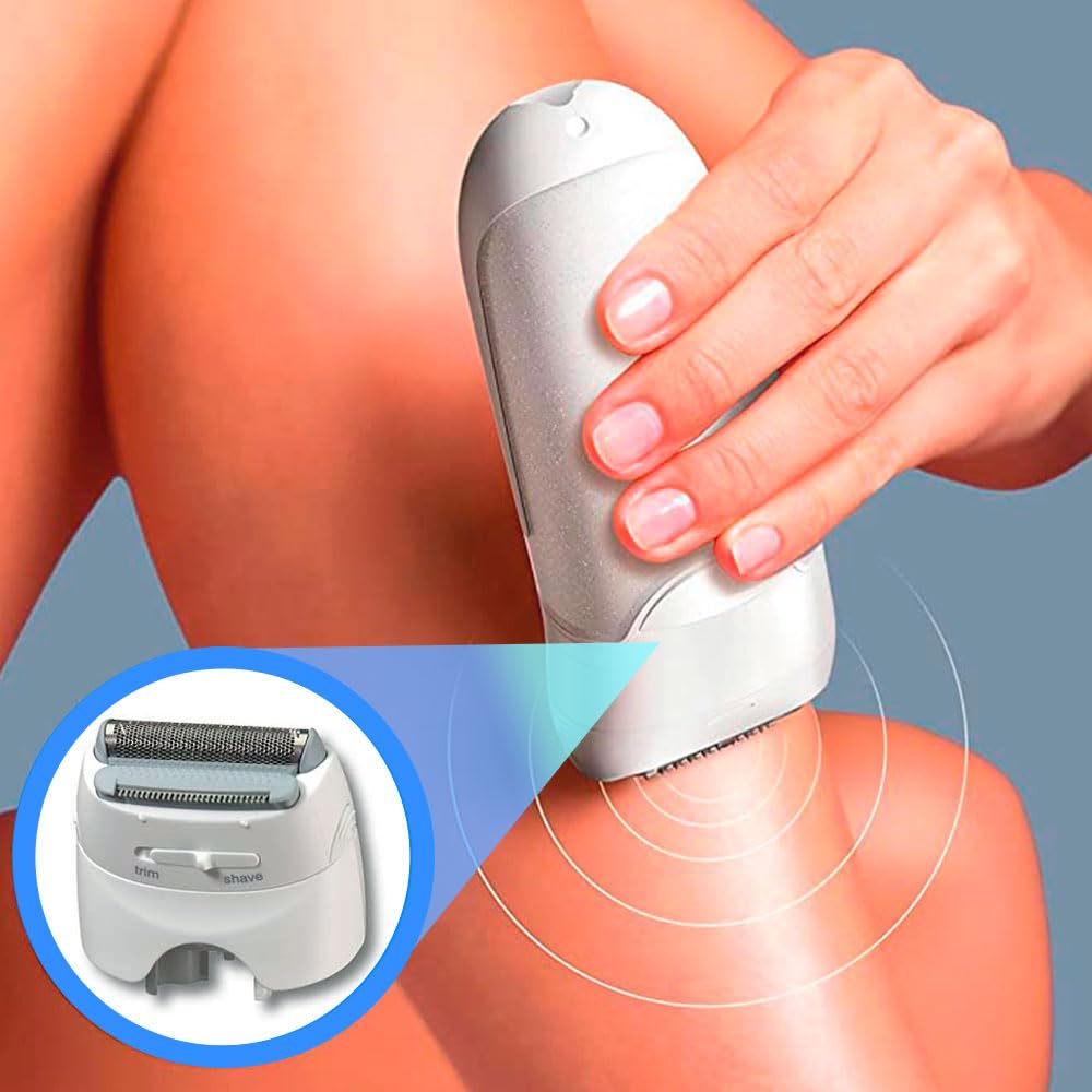 Braun replacement head blade close-up for smooth, irritation-free results