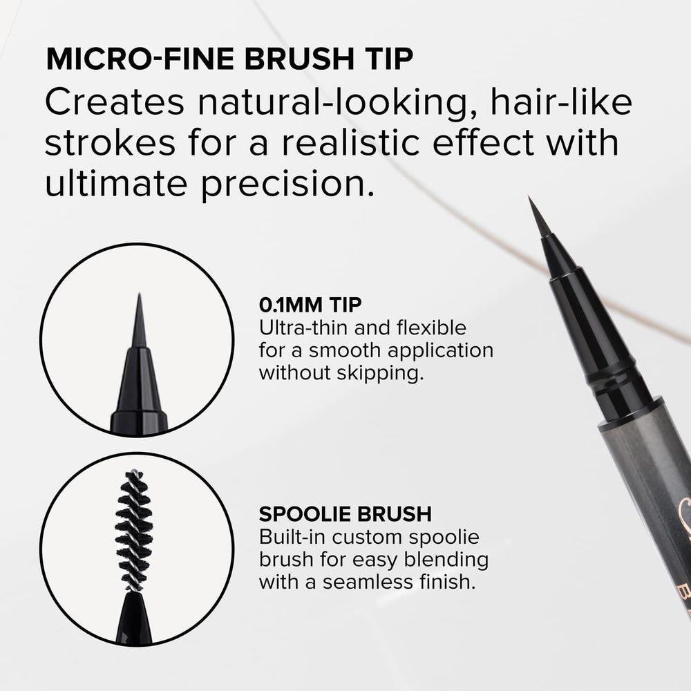 Anastasia Beverly Hills MicroStroke Brow Pen: dura hasta 24 horas en la ceja.