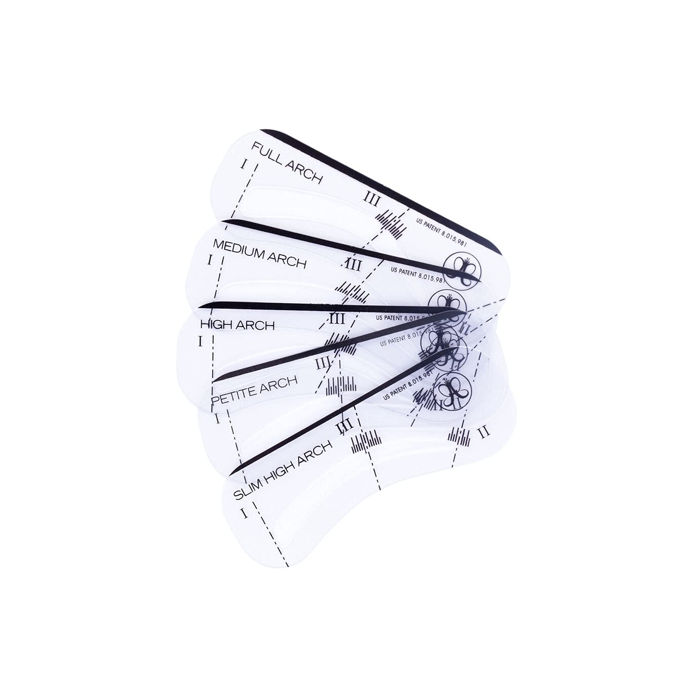Anastasia Beverly Hills Stencils: cinco formas para definir cejas con precisión.