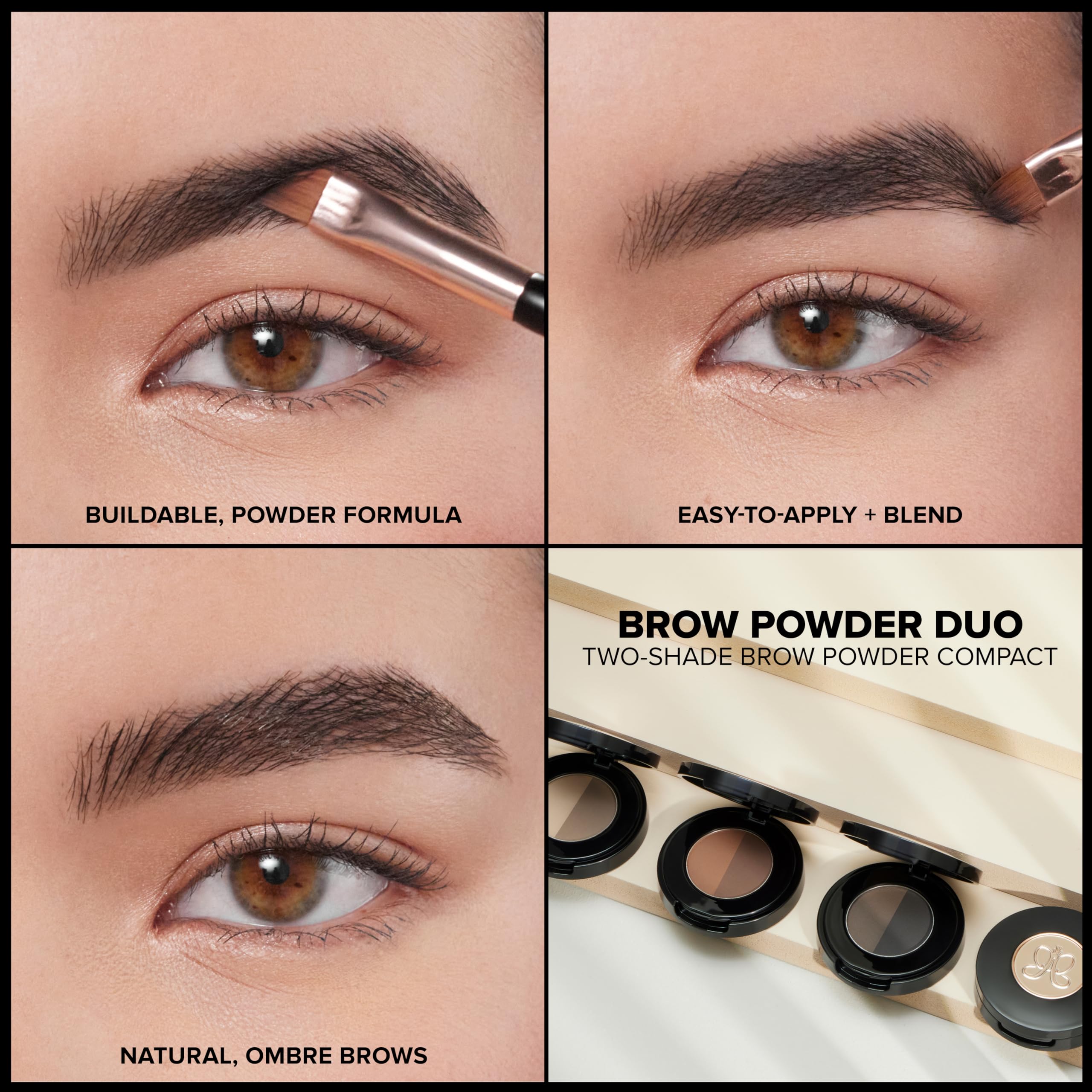 Anastasia Beverly Hills Granite, aplicación de dos tonos para cejas definidas.