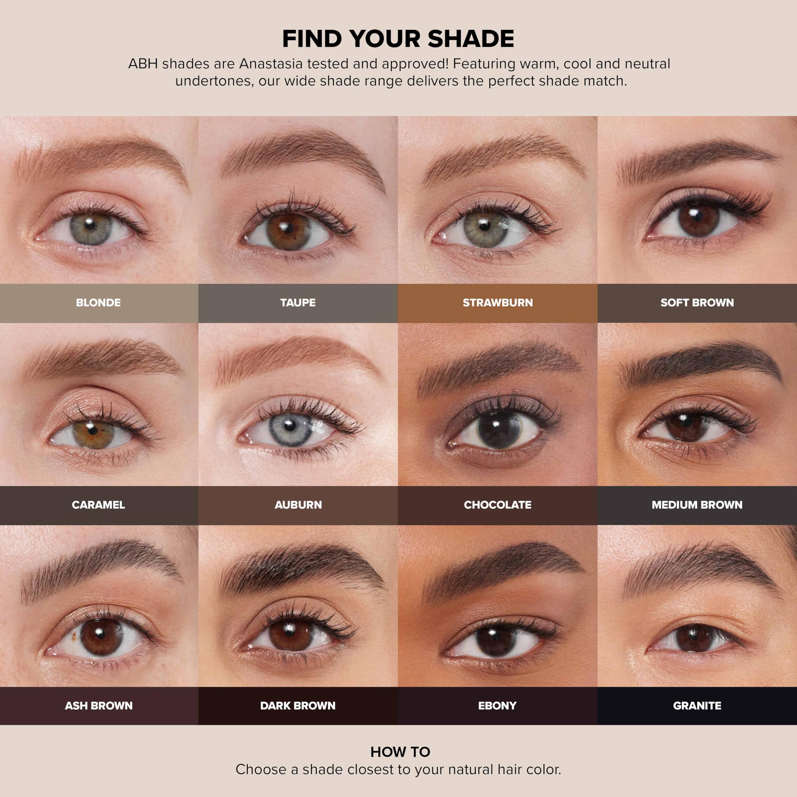 Anastasia DIPBROW Rubio: acabado natural para cejas más rellenas.