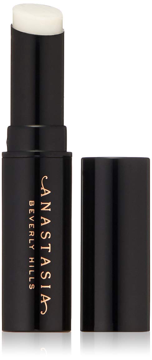 Anastasia Beverly Hills Primer de Labios incoloro aplicado para hidratar y preparar los labios.