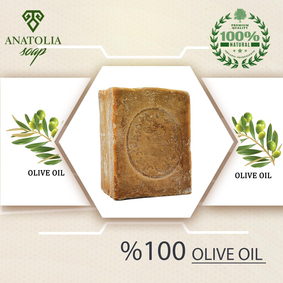 Anatolia Soap Aleppo: uso diario, agradable textura y limpieza suave.