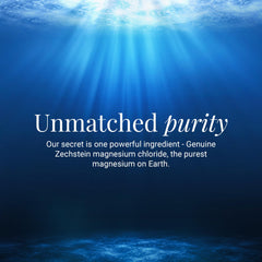 Copos Ancient Minerals Zechstein puro en agua, experiencia suave