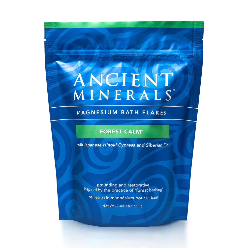 Ancient Minerals Forest Calm, bolsa reutilizable para conservar sales de magnesio puras
