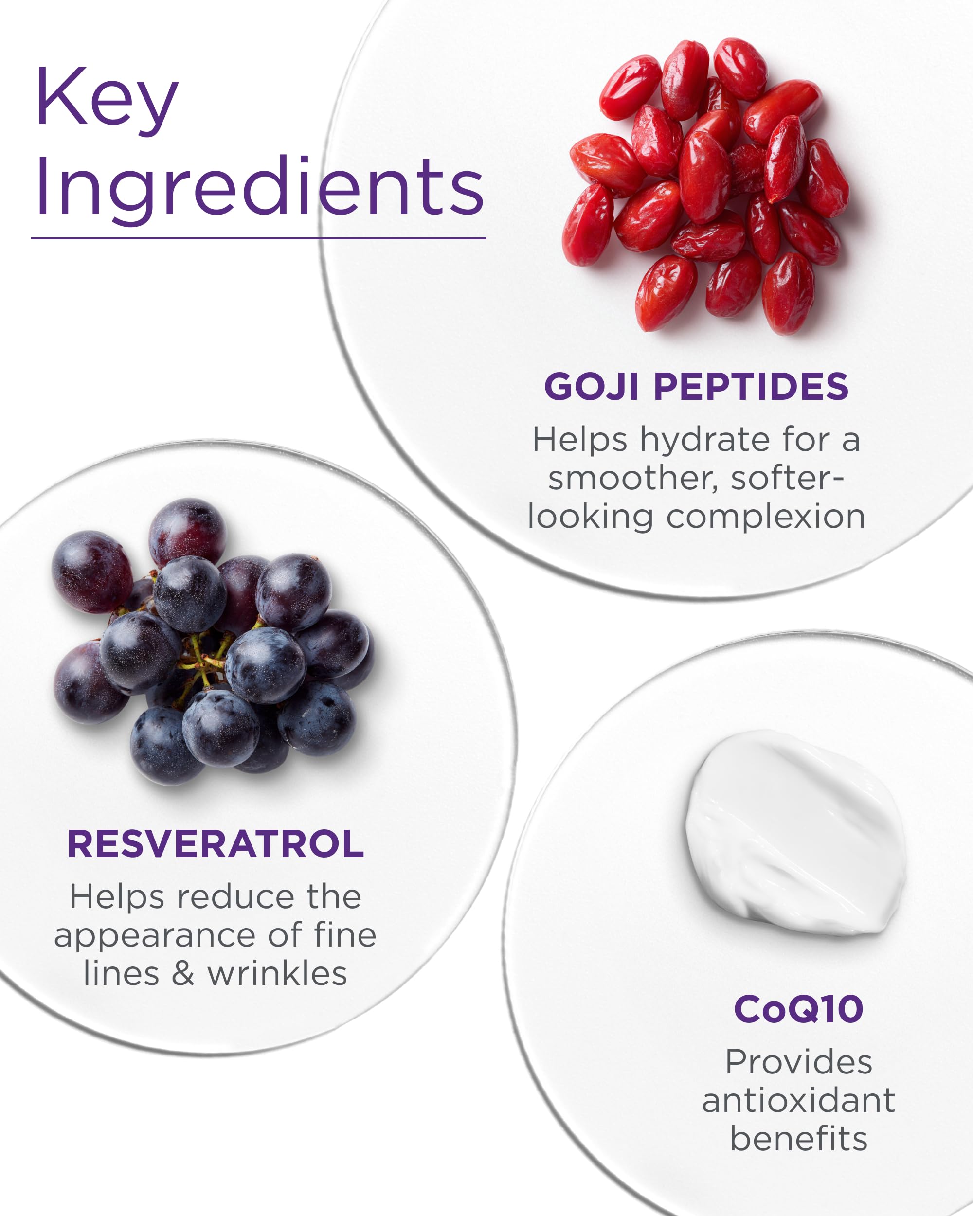 Goji Peptide Perfecting Cream de Andalou Naturals, glicopeptidos de goji para tono uniforme.