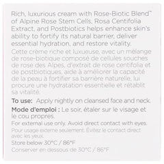 Andalou Naturals rose-biotic-blend ingredients close-up for nourishing skin.