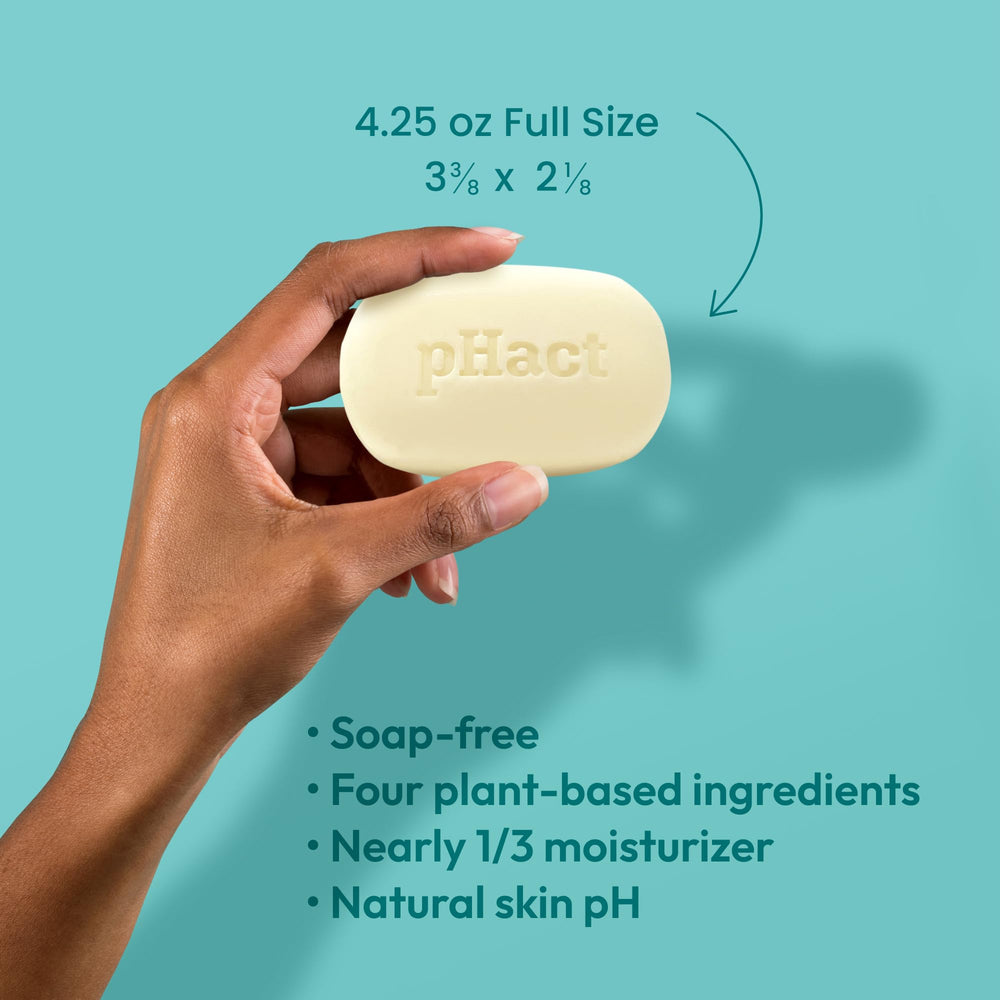 pHact bar dermatologist-tested for sensitive skin.