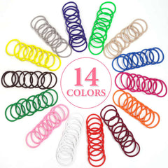 Coleteros para pelo Anezus multicolor ideales para niñas y mujeres.