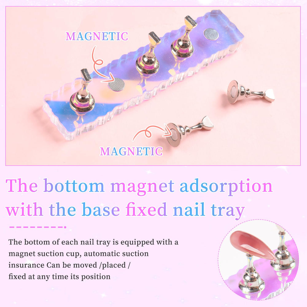 ANGNYA kit de práctica de uñas dos sets: ideal para hogar y salón