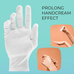 ANSMIO guantes de algodón talla S ofrecen ajuste cómodo para manos.