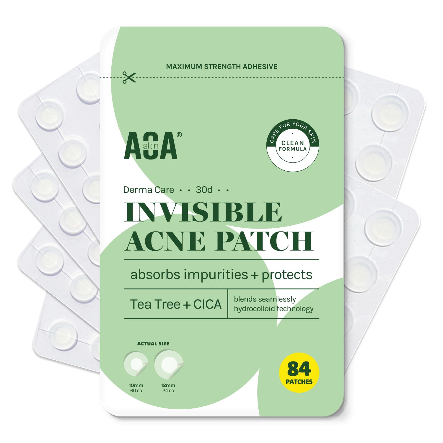 AOA Studio absorbing cover patch in packaging, ready for blemish care and travel-friendly use.