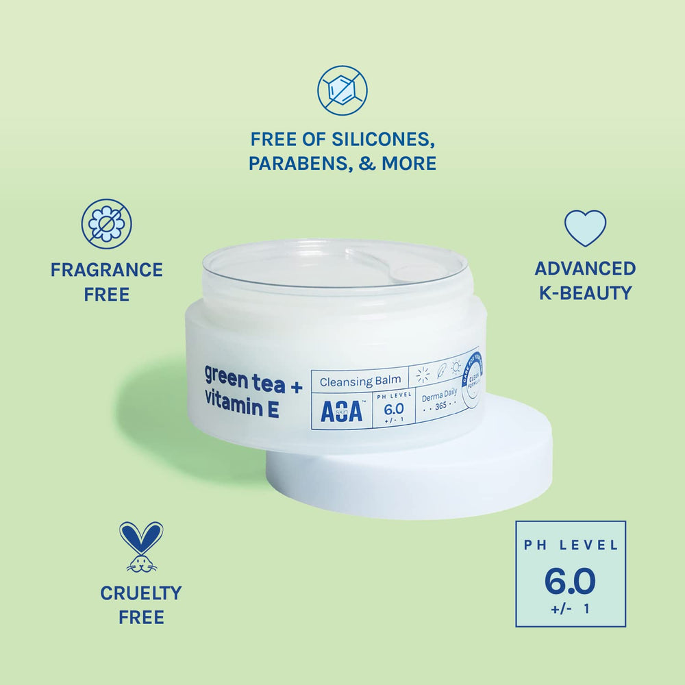 AOA STUDIO cleansing balm emulsified to milky texture suitable for double cleansing
