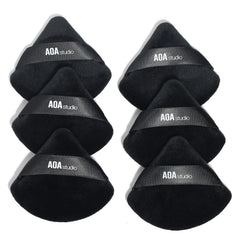 AOA Studio Velvet Puffs: conjunto de 6 esponjas de terciopelo para base y polvo.