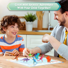 Aofmee dinosaurios grandes incluidos como regalo extra para fomentar juego.