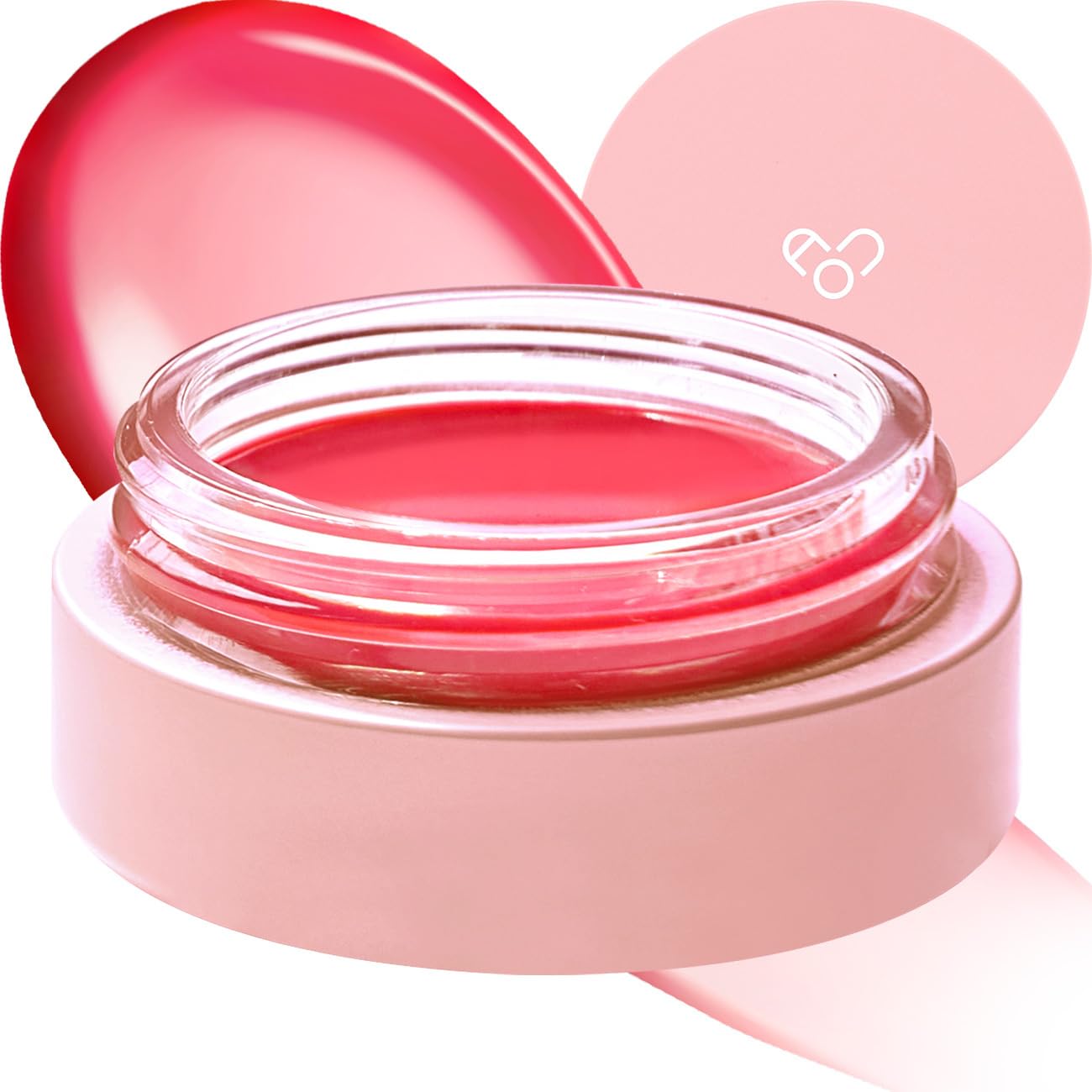 AOU Bálsamo labial con tinte y brillo natural para labios suaves.