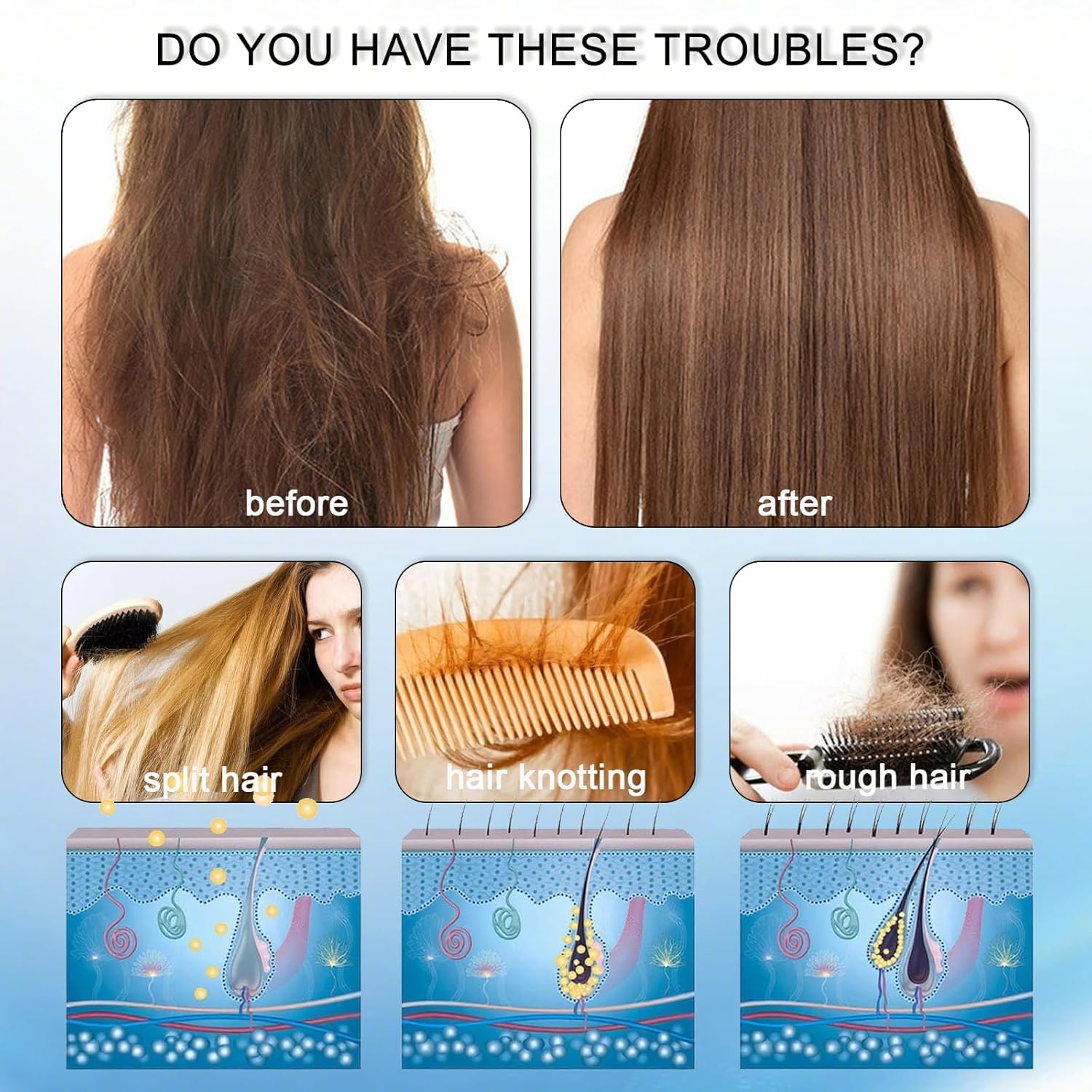 Aparthy formula with camellia oleifera seed oil nourishes the scalp.