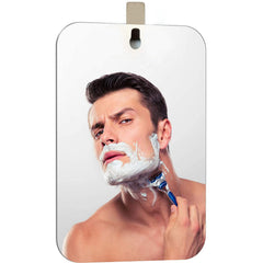 APHUIME espejo ducha antivaho grande para afeitado rápido y cómodo