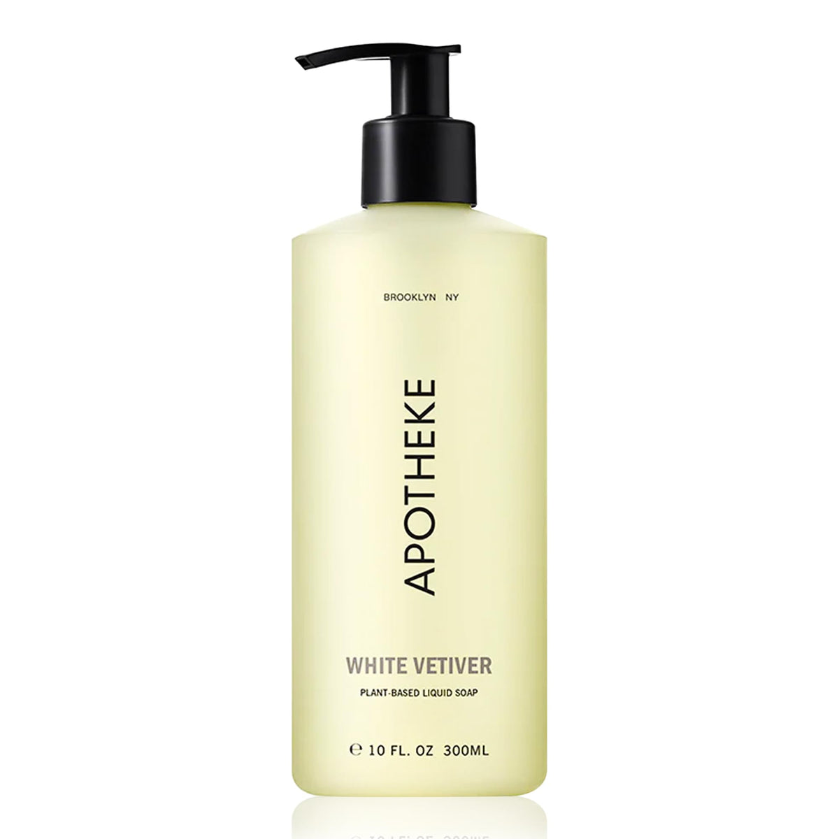 APOTHEKE Jabón líquido para manos White Vetiver en botella, hidratación suave.