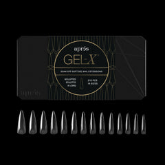 APRÉS Gel-X puntas en caja 280 con nuevo diseño para acabado suave.