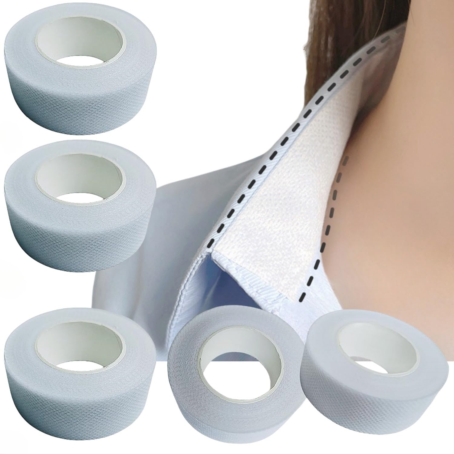 APZDFGIFCD rollos protector cuello 3 m para sudor diario.