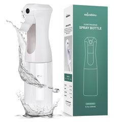 Aquableu botella atomizador para cabello con niebla suave, ideal para peinado diario.