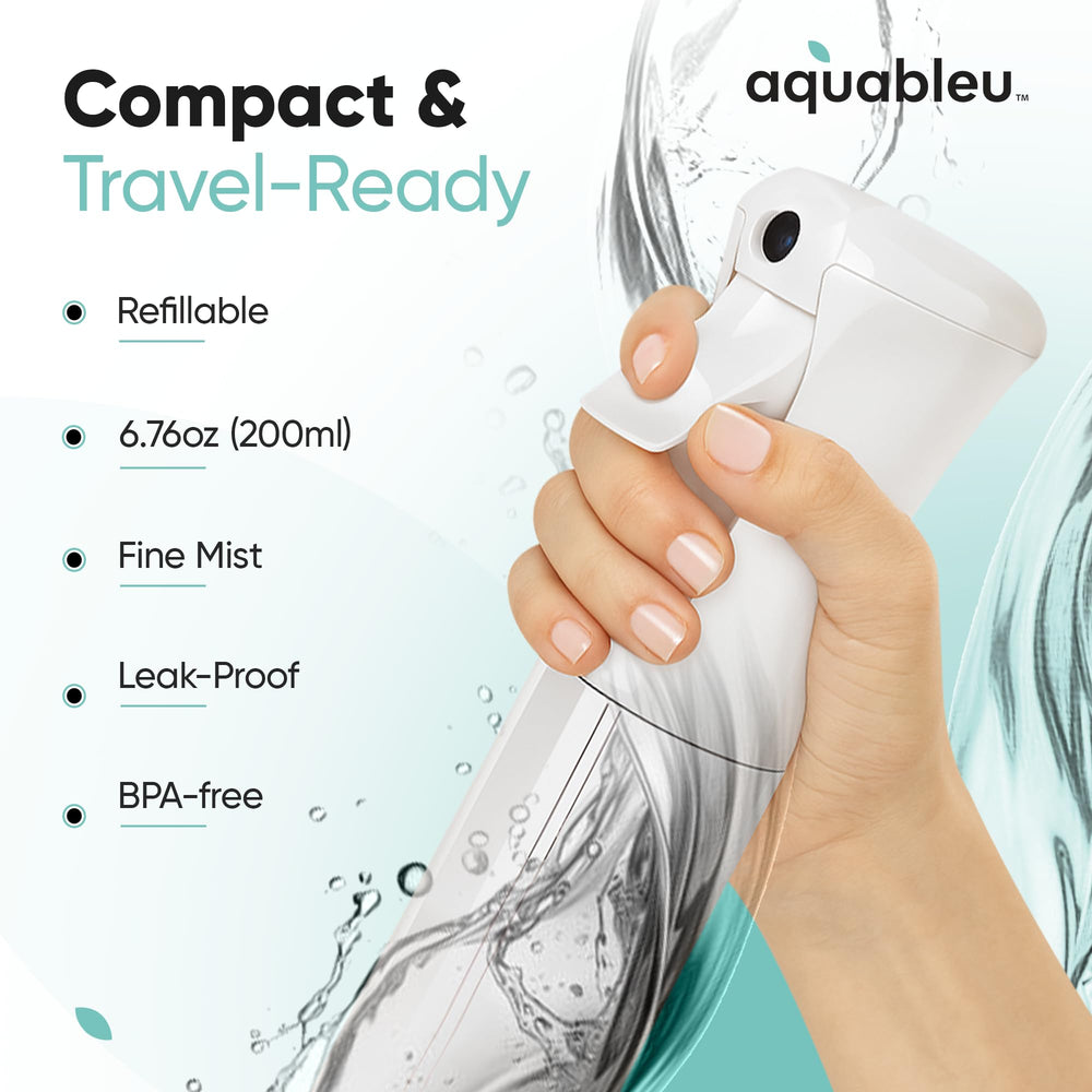 Aquableu uso multi-propósito para cabello, limpieza y plantas.