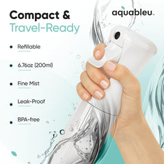 Aquableu uso multi-propósito para cabello, limpieza y plantas.
