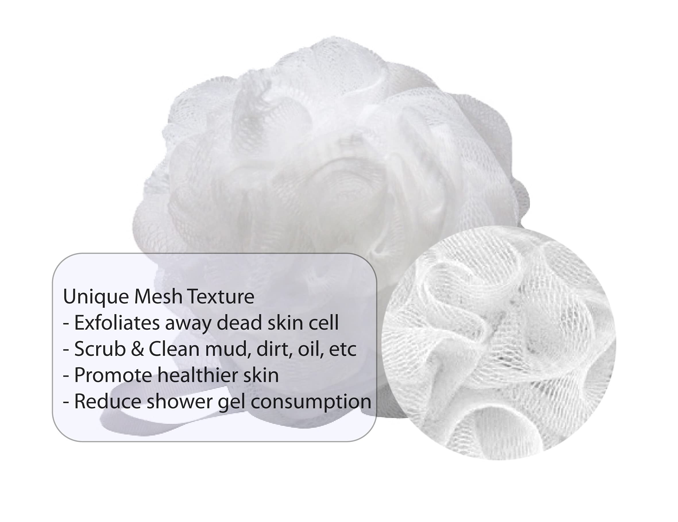 Textura exfoliante suave de Aquasentials para una limpieza suave.