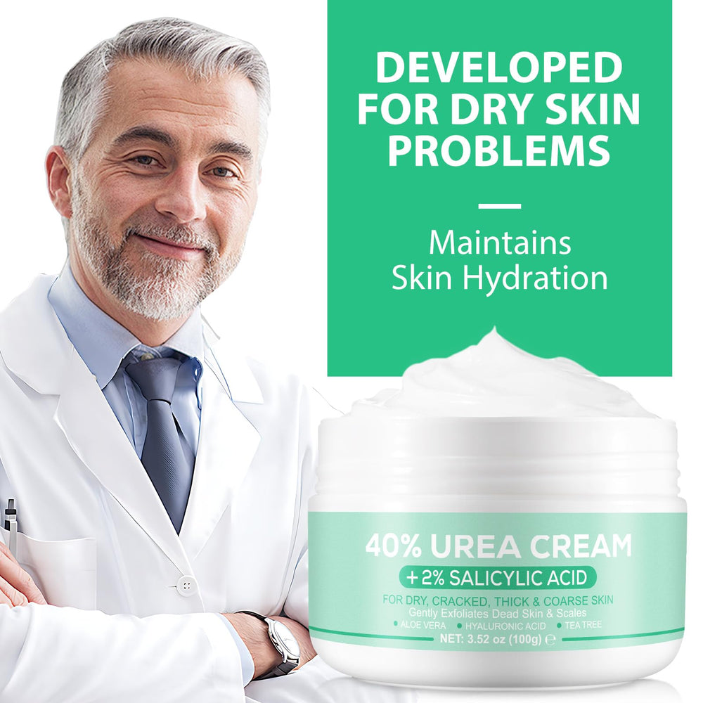 ARBCRN crema de urea 40% con aceite de árbol de té para pies.