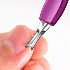 Arbootjin limpiador-uñas mango-antideslizante: agarre seguro para limpiar uñas rápidamente.